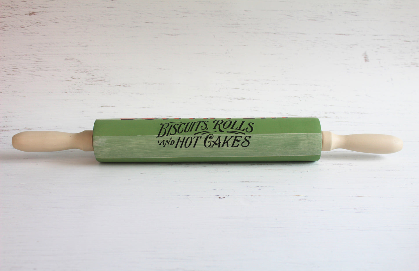 Vintage Bon Appetite Rolling Pin - French Country Kitchen Décor
