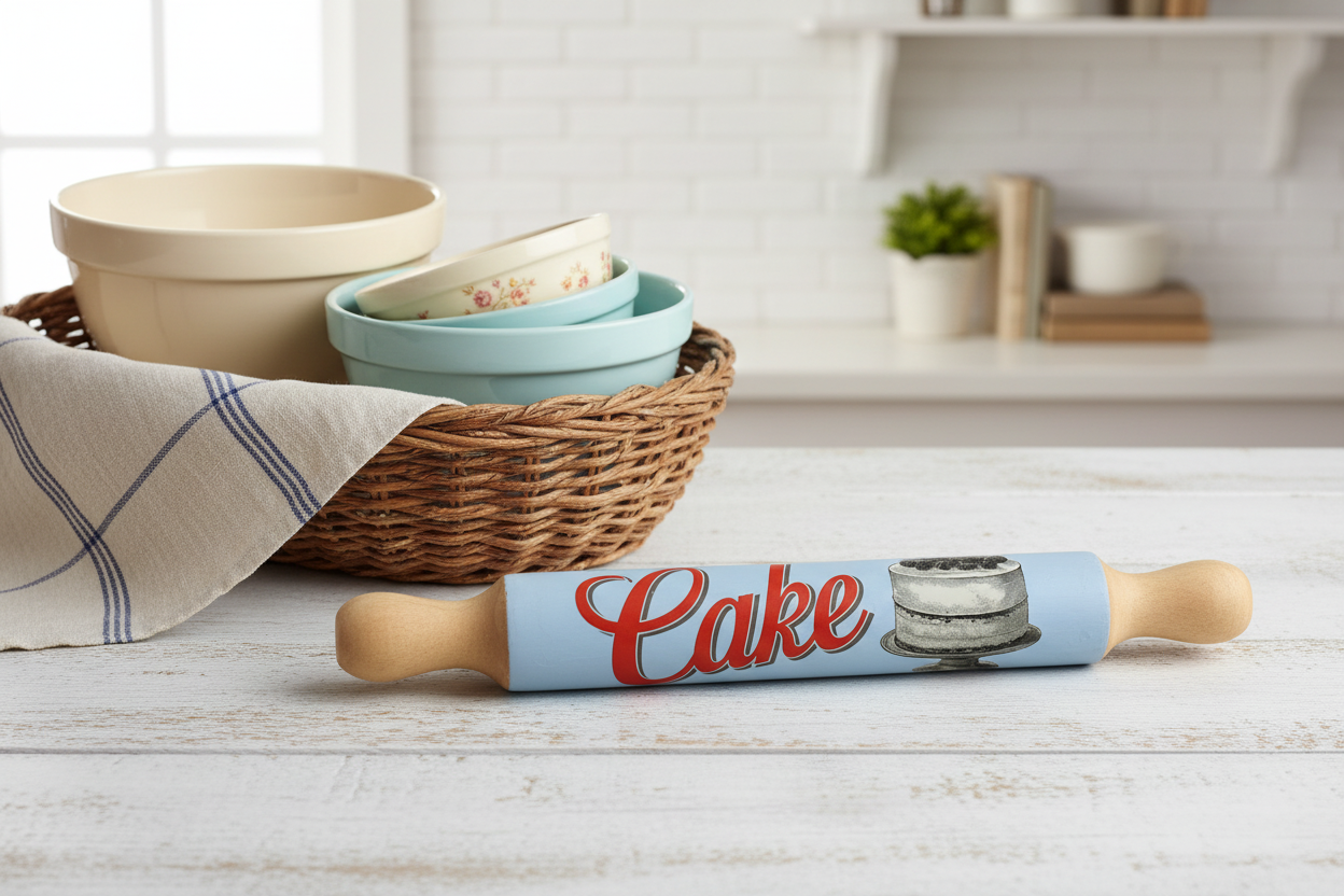 Cake Rolling Pin Styled Display