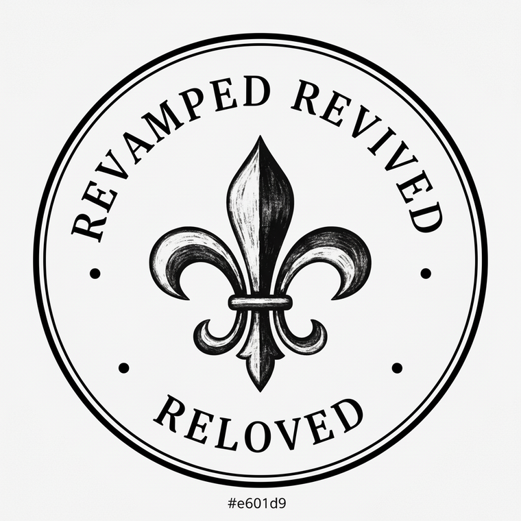 Logo on linen background