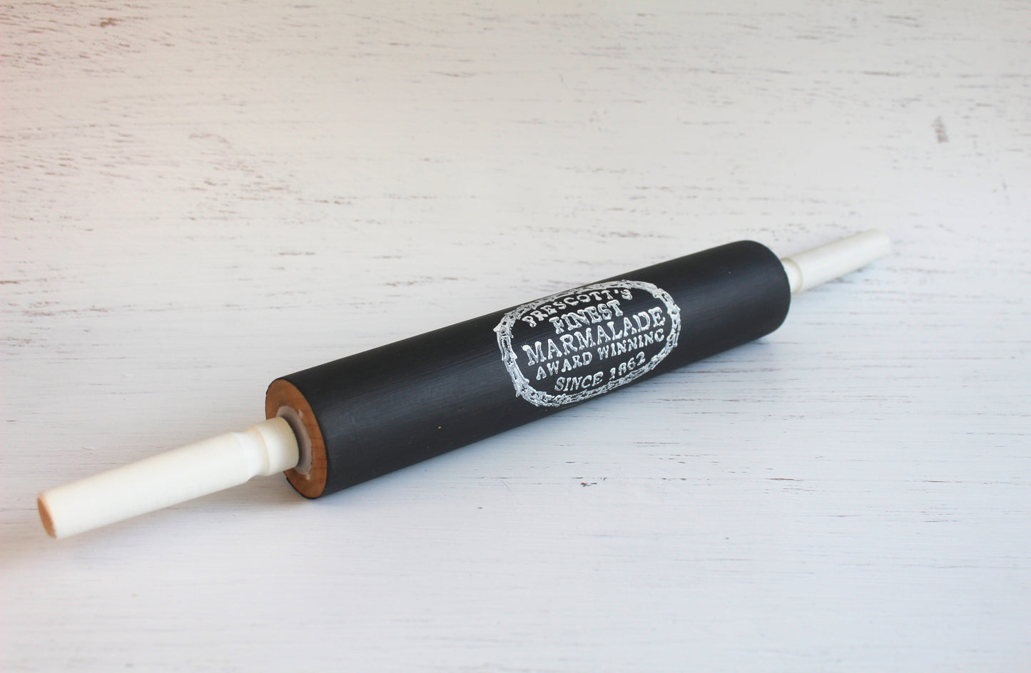 Vintage Marmalade Rolling Pin - Black Decorative Kitchen Décor