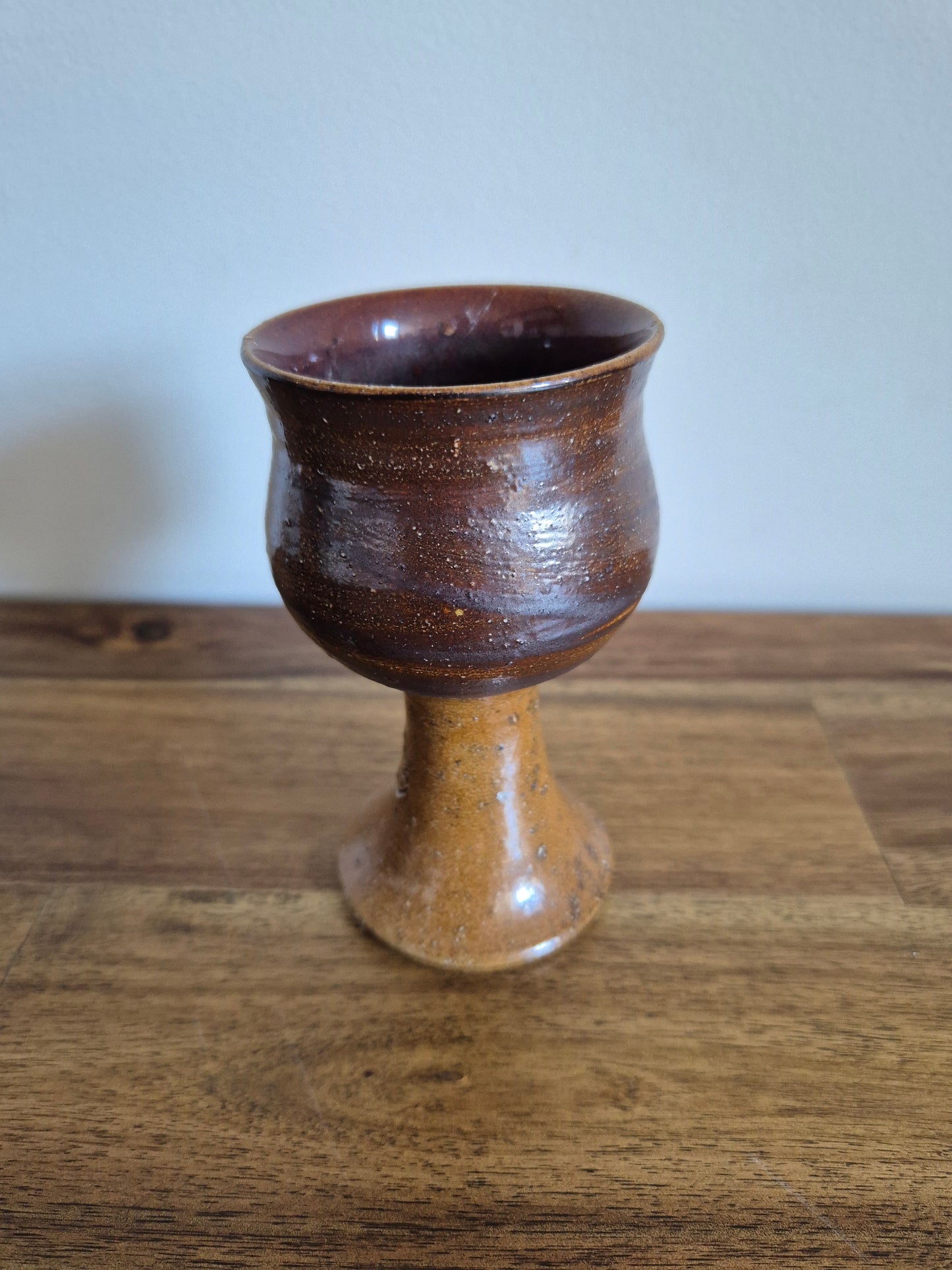 Bendigo Pottery Epsom Ware Wine Goblet — Peter Devanny