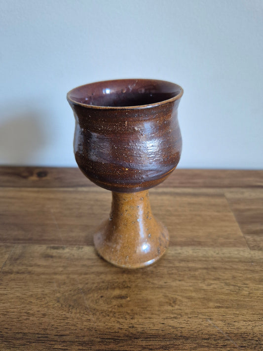 Bendigo Pottery Epsom Ware Wine Goblet — Peter Devanny