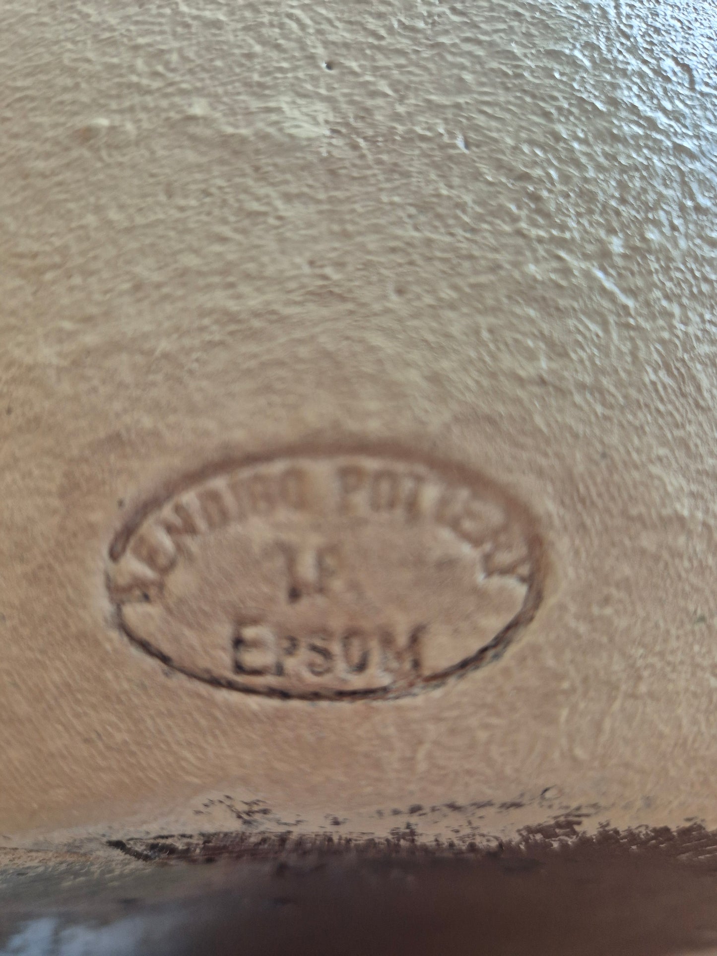 Revamped Bendigo Pottery Lidded Crock — Old Ochre & Saltwash Finish