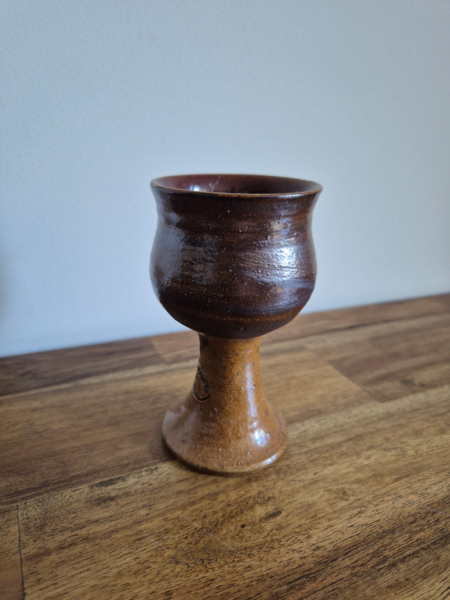 Bendigo Pottery Epsom Ware Wine Goblet — Peter Devanny
