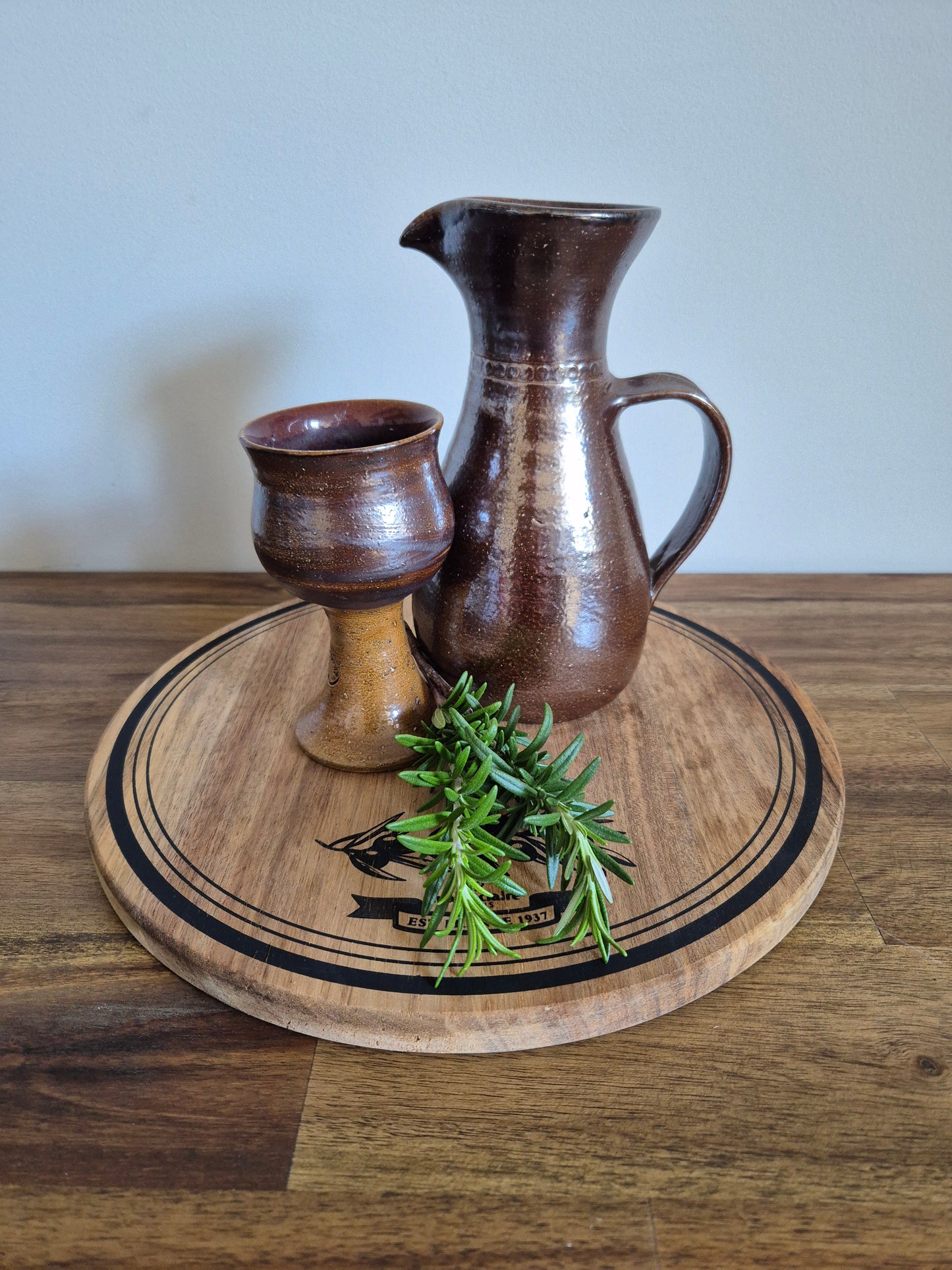 Bendigo Pottery Epsom Ware Wine Goblet — Peter Devanny